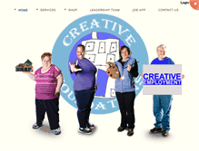 Tablet Screenshot of creativefoundations.org